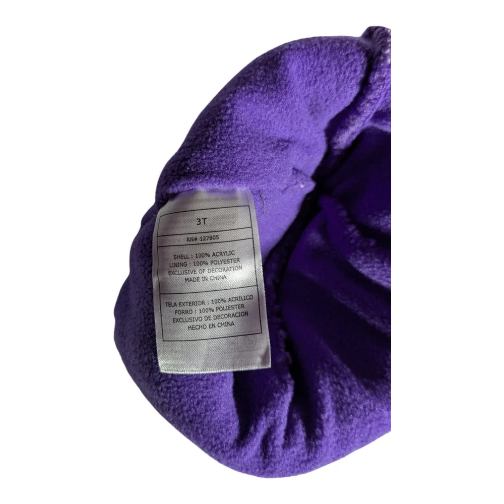 SNOZU - Stocking Cap - Size 3T - Teal and Purple - Used Great Condition